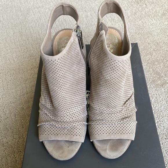 Vince Camuto Peep-Toe Booties - Picture 1 of 10